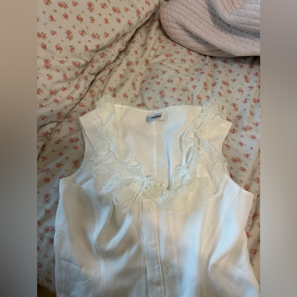 Danielle Guizio Paloma Lace Top